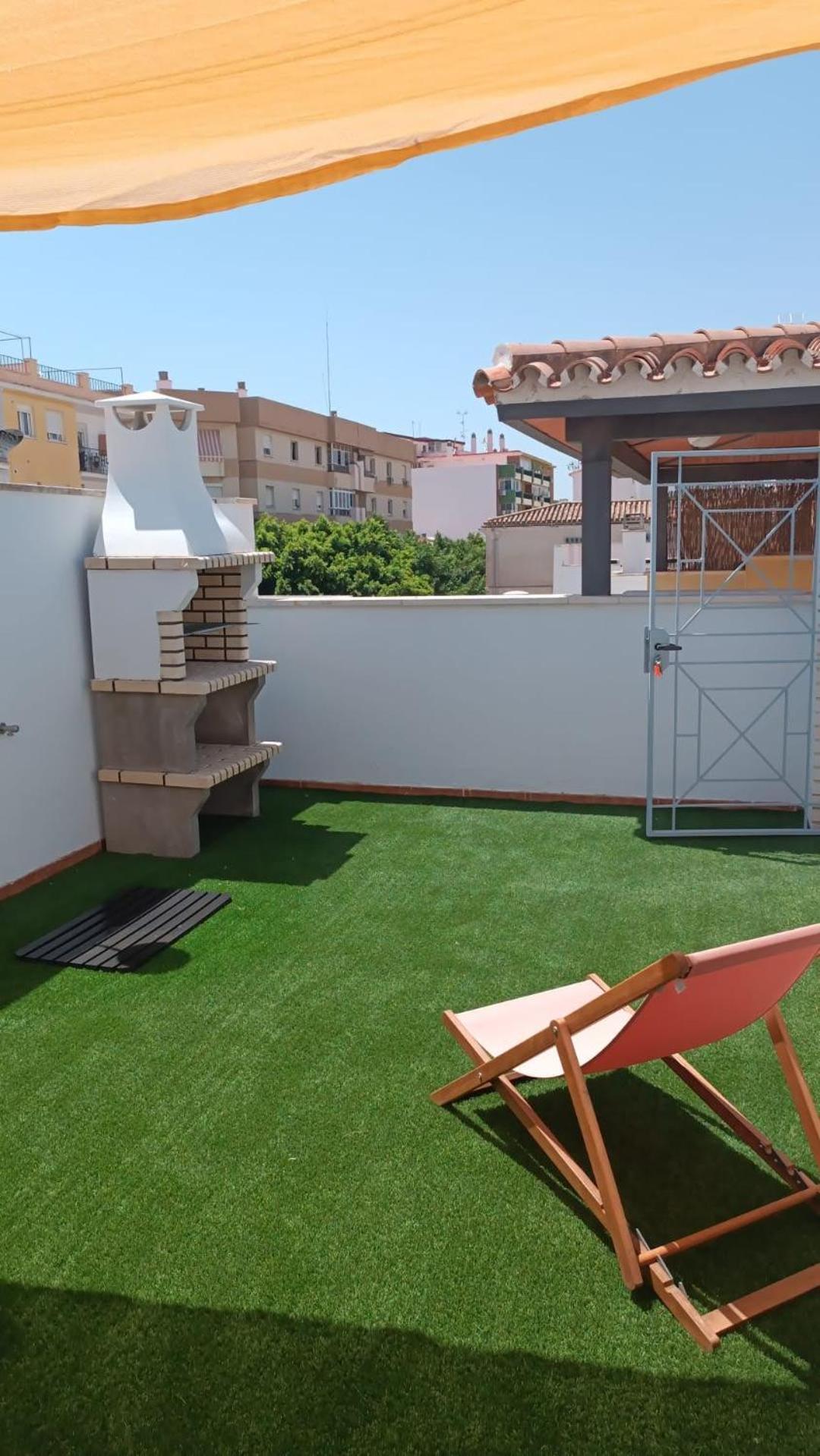 Estudio Centro Malaga Terraza Y Barbacoa Екстериор снимка